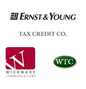 Ernst & Young, Tax Credit Company, Wickware Communications, Whittier Trust Company, Brentwood Associates